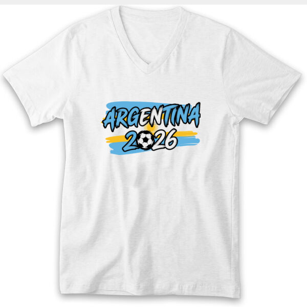 Argentina - Men's V-Neck Tshirt Thumbnail