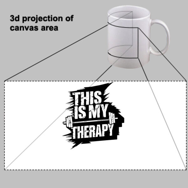 This is my therapy - mug Thumbnail